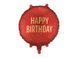 Cerc Happy Birthday, Rosu Inchis 9876543234567233215 foto