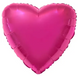 Inima din folie Mare Fuxia  78 cm. 6121944 foto