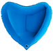 Inima din folie Mare Albastru  78 cm. 6122118 foto