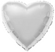 Inima din folie Mare  Argint 78 cm. 6121912 foto