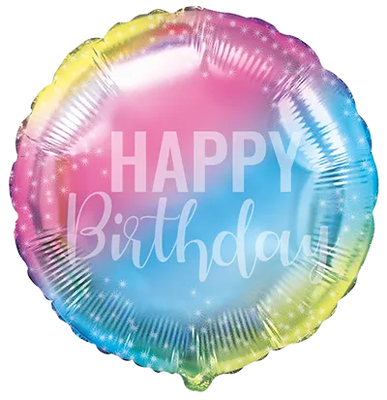 Cerc Happy Birthday Curcubeu 87654345673232334 foto