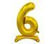 Cifra 6 Aur pe suport 9876578976 foto