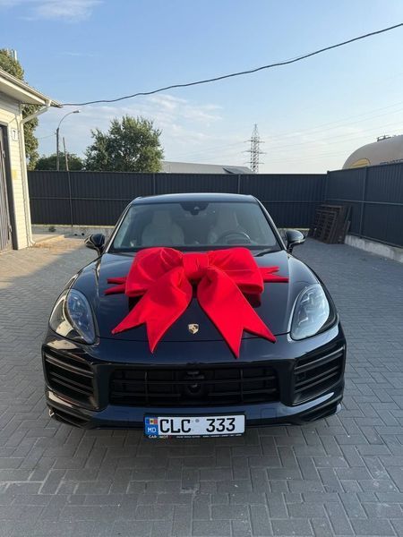 Fundă bant din stofă roșie pentru mașină 986528946153 foto