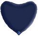 Inima din folie Mare Diplomat -Navy 78 cm. 87654324567865 foto